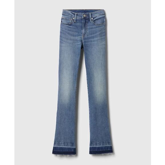 NWT Gap Mid Rise Universal Baby Boot Jeans US 8/29 Regular Medium Blue Wash - Picture 3 of 15